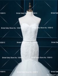 Mermaid Wedding Dresses 2016 Lace Wedding Gowns Vestido De Noiva Foto Real Online Shop China Bridal Dresses Beaded Sash W0605G